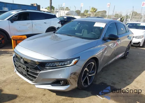 2022 Honda Accord Sport z USA, uszkodzony, nr VIN 1HGCV1F36NA044643